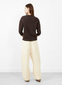 Loft Baby Crewneck Jumper Soil by Lauren Manoogian at Couverture & The Garbstore Model Back