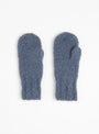 The Mohair Mittens from Karakoram in Mirage Blue at Couverture & The Garbstore
front 