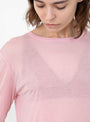 Long Sleeve Tee Doro Pink from Baserange at Couverture & The Garbstore
model detail 
