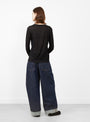 Long Sleeve Tee Black from Baseange at Couverture & The Garbstore
model back