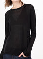 Long Sleeve Tee Black from Baseange at Couverture & The Garbstore
model detail 