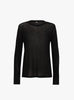 Long Sleeve Tee Black from Baseange at Couverture & The Garbstore
front 