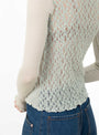 Kenru Long Sleeve Tee Brun Green from Baserange at Couverture & The Garbstore 
model detail 