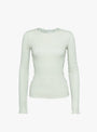 Kenru Long Sleeve Tee Brun Green from Baserange at Couverture & The Garbstore
front