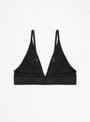 Triangle Bra Core Black by Baserange at Couverture & The Garbstore Back