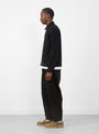 Bowie Jacket Black Flannel Check by YMC You Must Create at Couverture & The Garbstore Model Side