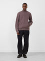 Essence Mohair Mixed Knit Top Maroon from Hiking Patrol at Couverture & The Garbstore
model front 
