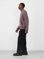 Essence Mohair Mixed Knit Top Maroon from Hiking Patrol at Couverture & The Garbstore
model side