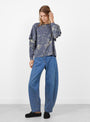 Star Snow Top Grey from Minä Perhonen at Couverture & The Garbstore
model front 