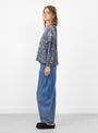 Star Snow Top Grey from Minä Perhonen at Couverture & The Garbstore
model side