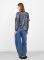 Star Snow Top Grey from Minä Perhonen at Couverture & The Garbstore
model back 