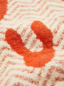 One Cat and Rabbits Small Blanket Scarlet from Minä Perhonen at Couverture & The Garbstore
detail 