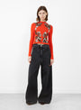 Celestial Knit Blood Orange from RENATA BRENHA at Couverture & The Garbstore Model Front