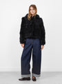 The Suede Back Toscana Ada Jacket from Cawley at Couverture & The Garbstore
model front 
