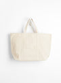The Base Field Tote (L) from This is (an) arrives in White at Couverture & The Garbstore
front 