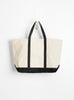 The Base Field Tote (L) from This is (an) in Black and White at Couverture & The Garbstore
front 
