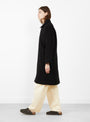 The Wool Duster Coat in Navy Black from 7115 by Szeki at Couverture & The Garbstore Model Side