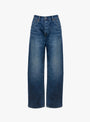 CS40-MP03B Selvedge Denim Straight Cut Dark Splatter from Chimala at Couverture & The Garbstore
front
