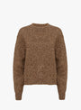 Chunky Sweater Brown Melange from Cordera at Couverture & The Garbstore
front 