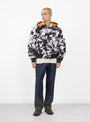The Flight Bomber from Stüssy in Snow Camo at Couverture & The Garbstore
Model Front with Hood