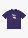 The Frog Pear T-Shirt from b.Eautiful in Purple at Couverture & The Garbstore
front 