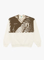 The Soccer Jersey 1 Crewneck Sweatshirt from b.Eautiful comes in Creme at Couverture & The Garbstore
front 