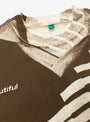 The Soccer Jersey 1 Crewneck Sweatshirt from b.Eautiful comes in Creme at Couverture & The Garbstore
neckline
