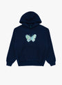 The Jewel Hoodie from b.Eautiful comes in Navy at Couverture & The Garbstore
front 
