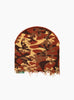 The b.E Camo Beanie in Sand and Brown from b.Eautiful at Couverture & The Garbstore
front 
