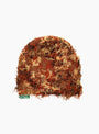 The b.E Camo Beanie in Sand and Brown from b.Eautiful at Couverture & The Garbstore
back