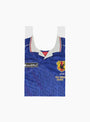 Soccer Jersey Reusable Bag XL Blue & White from b.Eautiful at Couverture & the Garbstore
front 