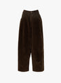 Corduroy Baggy Pants Brown from Cordera at Couverture & The Garbstore
front 