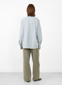 Formentera Shirt Sky Blue and Black from Soeur at Couverture & the Garbstore
model back