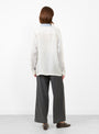 Cupra Srtipe Shirt Light Blue from TOGA PULLA at Couverture & The Garbstore
model back