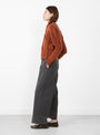 Motif Knit Cardigan Brown from TOGA PULLA at Couverture & The Garbstore
model side
