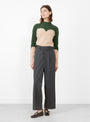 Polyester Wool Trouser Grey from TOGA PULLA at Couverture & The Garbstore
model front