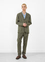 The Moleskin Waiter Pants from Service Works in Moss at Couverture & The Garbstore
model front 