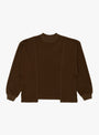 The Waffle Longsleeve in Cacao from Gander at Couverture & The Garbstore
front 