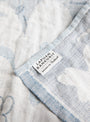 Kaksin Tea Towel Blue from Lapuan Kankurit at Couverture & The Garbstore
label 