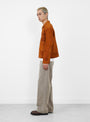 The Vintage Suede Leather No.213 Jacket from A.PRESSE at Couverture & The Garbstore
model side