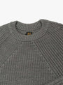 The Signature Crewneck from BATONER arrives in Melange Grey at Couverture & The Garbstore
neckline