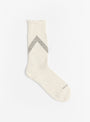 The Raffy Sweat Socks Oatmeal from ROTOTO at Couverture & The Garbstore
front 