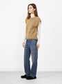 Fray Shell Knit Tobacco by Lauren Manoogian at Couverture & The Garbstore 
model side