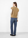 Fray Shell Knit Tobacco by Lauren Manoogian at Couverture & The Garbstore 
model back