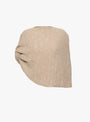 Knot Shoulder Knitted Poncho Husk by Lauren Manoogian at Couverture & The Garbstore Ghost
