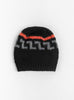Hand Knit Pattern Beanie Black Mix by Sublimeroe at Couverture & The Garbstore Main
