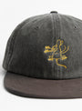 Washed Cotton Rat Cap Black by TDR at Couverture & The Garbstore Detail