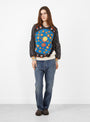 The Multi Print 3A pullover from Anntian at Couverture & The Garbstore 
model front