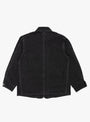 The POST 46 Jacket arrives from Post O'Alls in Washed Black Pigment Dyed Canvas at Couverture & The Garbstore
back