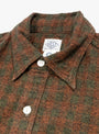 The St. Louis Shirt from Post O'Alls in Orange Block Plaid Flannel at Couverture & The Garbstore
collar 